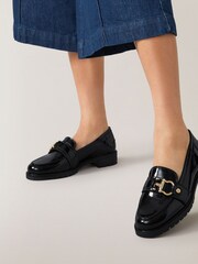 Radley London Linden Row Chunky Stirrup Black Loafers - Image 1 of 4