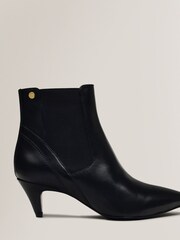Radley London Point Street Cone Heeled Black Booties - Image 2 of 4