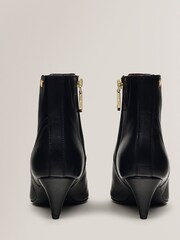 Radley London Point Street Cone Heeled Black Booties - Image 3 of 4