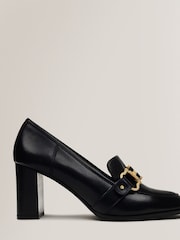 Radley London Linden Mews Heeled Stirrup črna mokasini - Slika 2 iz 4