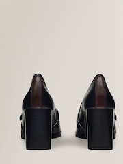 Radley London Linden Mews Heeled Stirrup črna mokasini - Slika 3 iz 4