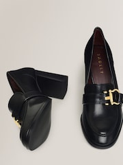 Radley London Linden Mews Heeled Stirrup črna mokasini - Slika 4 iz 4