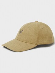 Crew Clothing Company Natural Wool Blend Cap - Image 1 of 1