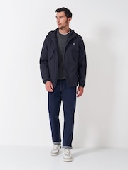 Crew Clothing Blue Salisbury Waterproof Jacket - Image 1 of 5