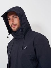 Crew Clothing Blue Salisbury Waterproof Jacket - Image 4 of 5