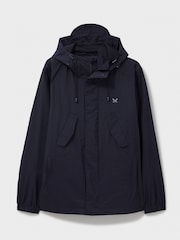 Crew Clothing Blue Salisbury Waterproof Jacket - Image 5 of 5
