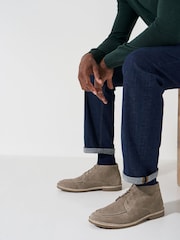 Crew Clothing Natural Suede Desert Boots - Image 1 of 4