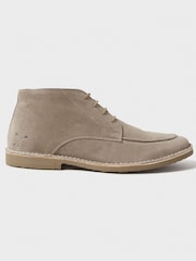 Crew Clothing Natural Suede Desert Boots - Image 3 of 4