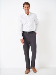 Серый - Узкие брюки-чинос Crew Clothing Company - Image 1 of 5