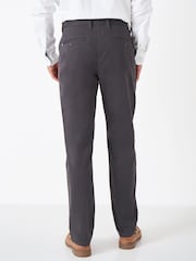 Серый - Узкие брюки-чинос Crew Clothing Company - Image 2 of 5