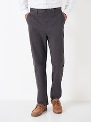 Серый - Узкие брюки-чинос Crew Clothing Company - Image 3 of 5