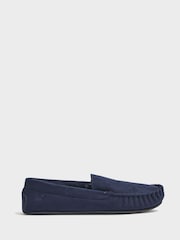 Crew Clothing Blue Moccasin Slippers - Image 3 of 4