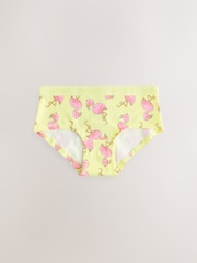 Aqua/Pink Hipsters Briefs 5 Pack (2-16yrs) - Image 2 of 9