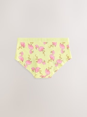Aqua/Pink Hipsters Briefs 5 Pack (2-16yrs) - Image 3 of 9