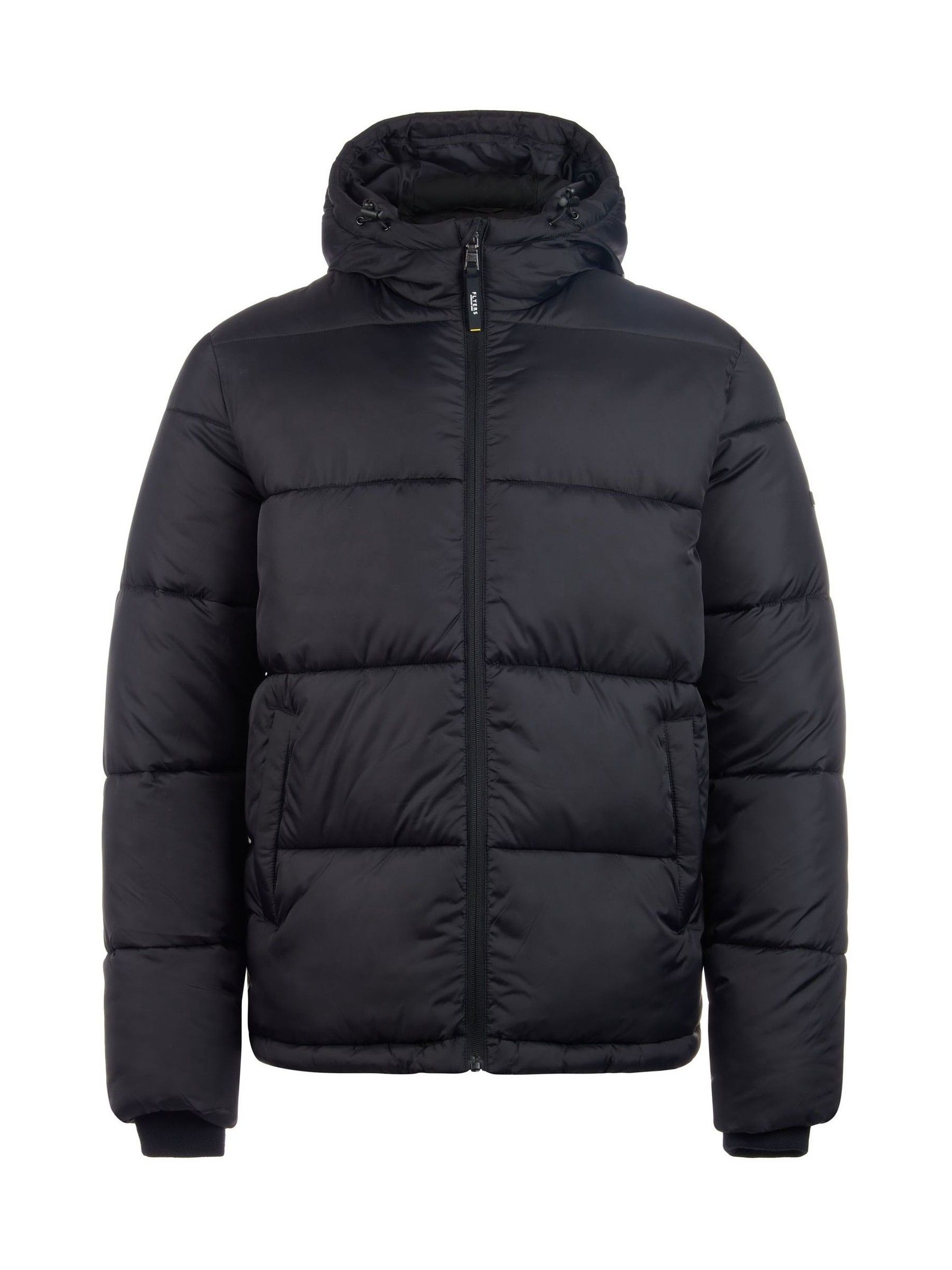 Buy Flyers Mens Wide Baffle Puffer Black Jacket from Next USA