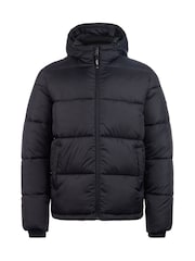 Flyers Mens Wide Baffle Puffer Black Jacket - Image 7 of 12
