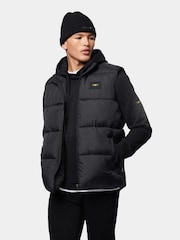 Flyers Mens Wide Baffle Black Gilet - Image 2 of 5