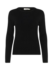 Soaked in Luxury Slim Fit SLSina Round Neck Pullover Black Top - Image 5 of 6