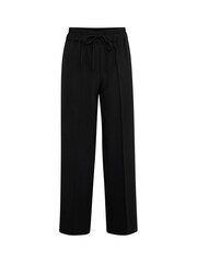 Soaked in Luxury Sleureka Wide Leg Elastic Waist Black Trousers - Image 5 of 6