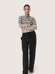 Soaked in Luxury Slim Fit Slspina Rollneck Pullover Black Jumper - Image 3 of 6