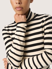 Soaked in Luxury Slim Fit Slspina Rollneck Pullover Black Jumper - Image 4 of 6