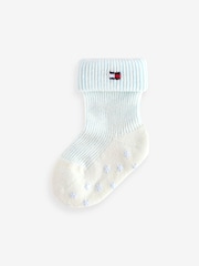 Tommy Hilfiger Baby Blue Socks 2 Pack - Image 2 of 3