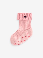 Tommy Hilfiger Baby Pink Socks 2 Pack - Image 2 of 3