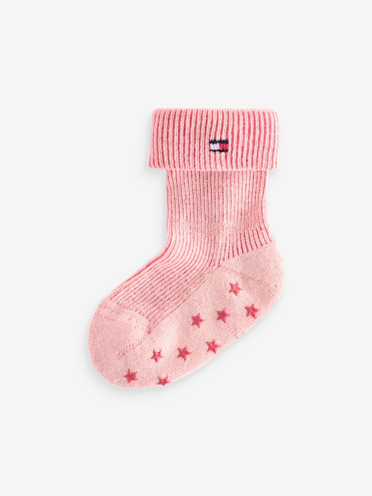 Tommy Hilfiger Baby Pink Socks 2 Pack - Image 2 of 3