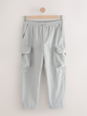 Light Grey Shower Resistant Stretch Tech Cargo Trousers - Image 6 of 10