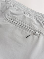 Light Grey Shower Resistant Stretch Tech Cargo Trousers - Image 9 of 10