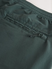 Teal Blue Shower Resistant Stretch Tech Cargo Trousers - Image 8 of 9