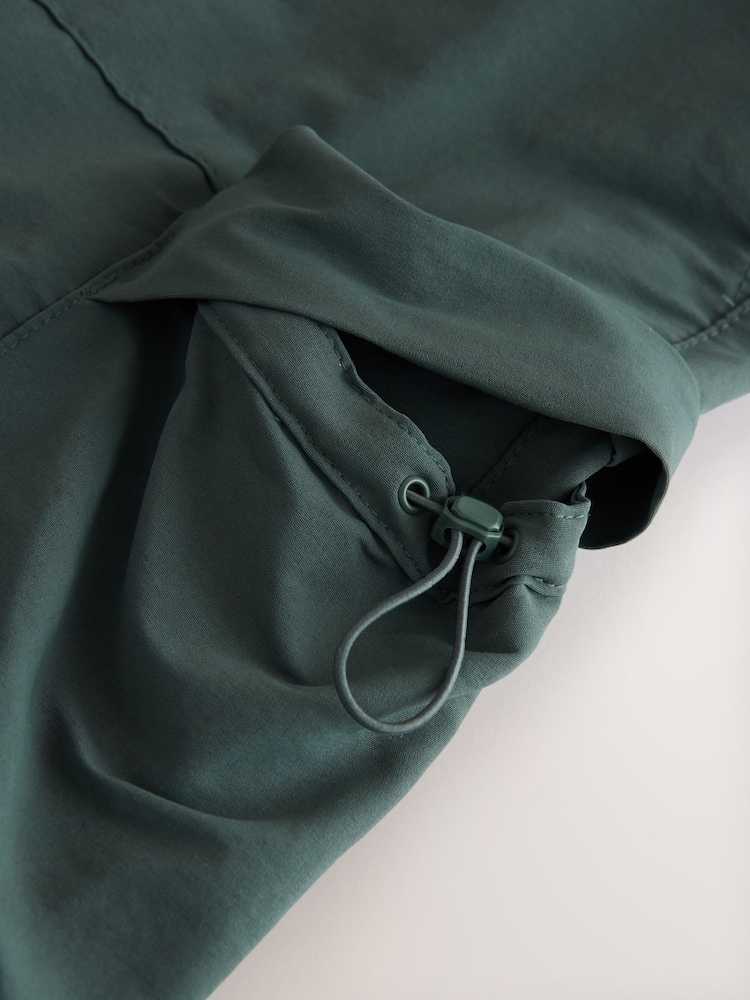 Teal Blue Shower Resistant Stretch Tech Cargo Trousers - Image 9 of 9