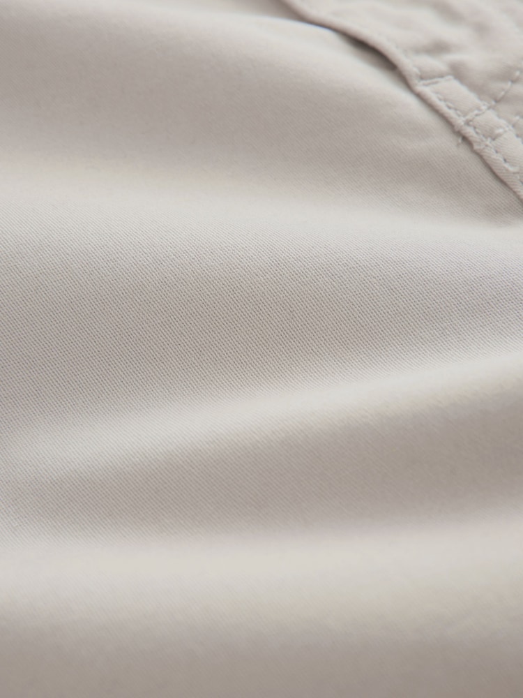 Light Stone Relaxed Fit Cotton Stretch Cargo Trousers - Image 10 of 10