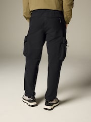 Black Shower Resistant Stretch Tech Cargo Trousers - Image 4 of 13