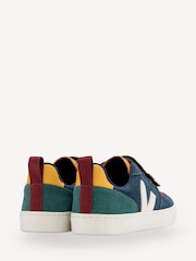 Veja Small Blue Denim V-10 Trainers - Image 3 of 3