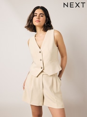 White Sleeveless Waistcoat - Image 1 of 1