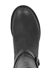 Celtic & Co. Mid Calf Biker Black Boots - Image 6 of 6