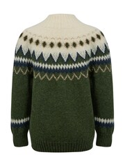 Celtic & Co. Green Diamond Fair Isle Jumper - Image 5 of 6