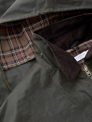 Celtic & Co. Mens Green Grown Sleeve Waxed 100% Cotton Jacket - Image 7 of 8