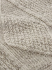 Celtic & Co. Natural British Wool Gansey Jumper - Image 4 of 4
