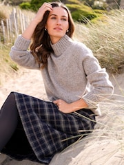 Celtic & Co. Natural Supersoft Funnel Neck Jumper - Image 2 of 6