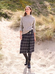 Celtic & Co. Natural Supersoft Funnel Neck Jumper - Image 3 of 6
