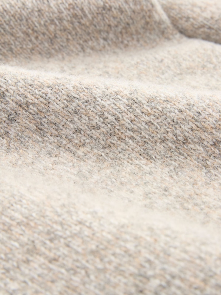 Celtic & Co. Natural Supersoft Funnel Neck Jumper - Image 6 of 6