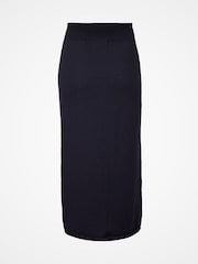 Celtic & Co. Blue Merino Midi Skirt - Image 3 of 3