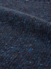 Celtic & Co. Blue Donegal Mock Neck Jumper - Image 6 of 6