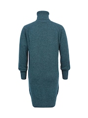 Celtic & Co. Blue Geelong Roll Neck Knee Length Dress - Image 3 of 5