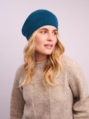 Celtic & Co.  Lambswool Moss Stitch Hat - Image 1 of 4