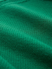 Celtic & Co. Green Merino Ribbed Detail Roll Neck Jumper - Image 5 of 5
