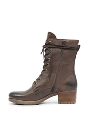 Celtic & Co. Block Heel Derby Brown Boots - Image 2 of 7