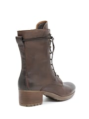 Celtic & Co. Block Heel Derby Brown Boots - Image 3 of 7